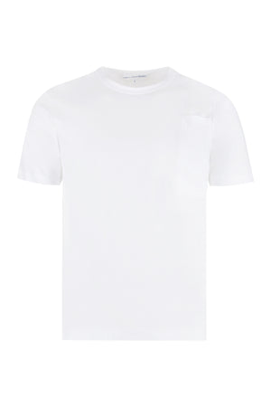 Cotton crew-neck T-shirt-0